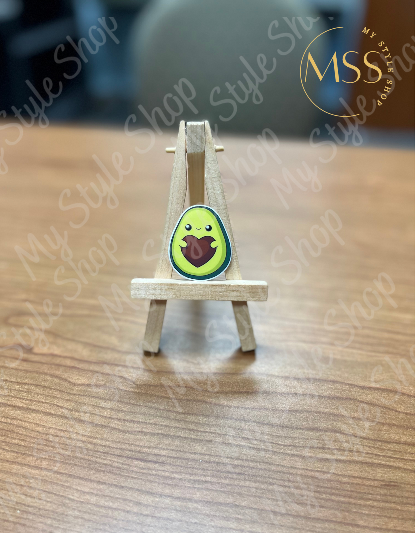 Cute Heart Seed Avocado Sticker | Heart Seed | Avocado sticker |1.5 in | Funny sticker | Waterproof | Guac Sticker My Style Shop