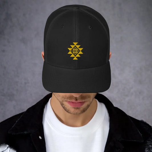 Trucker Cap Aztec Symbol Embroidery My Style Shop