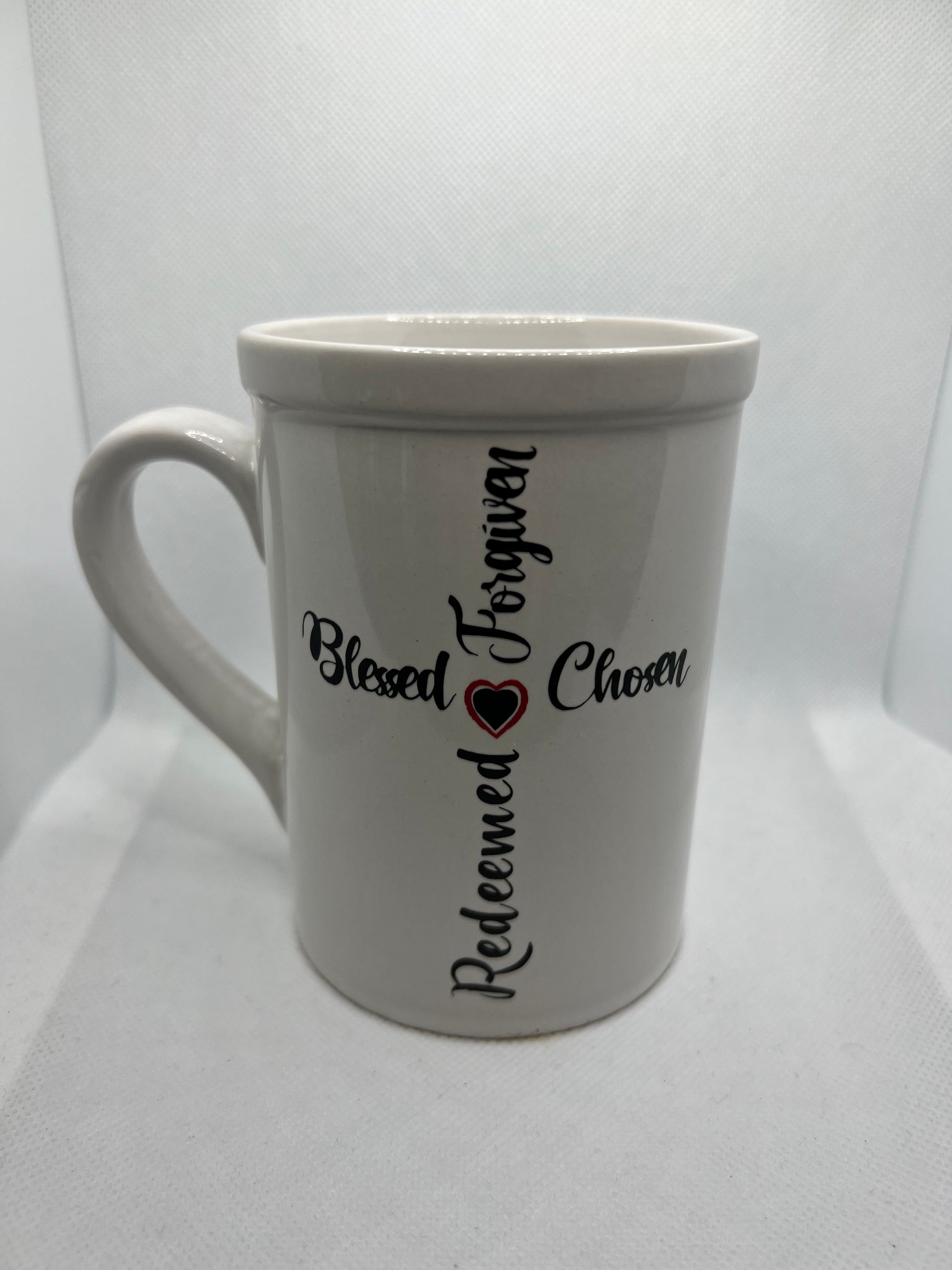 Blessed, Forgiven, Chosen, and Redeemed Mug | 15oz | Double Sided Mug My Style Shop