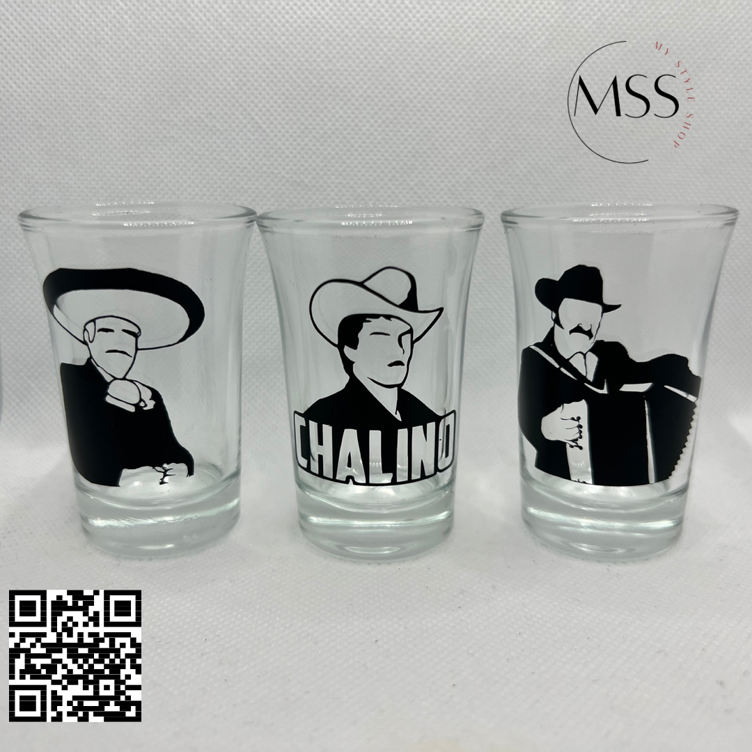 Iconic Mexican Singer Shot Glass My Style Shop