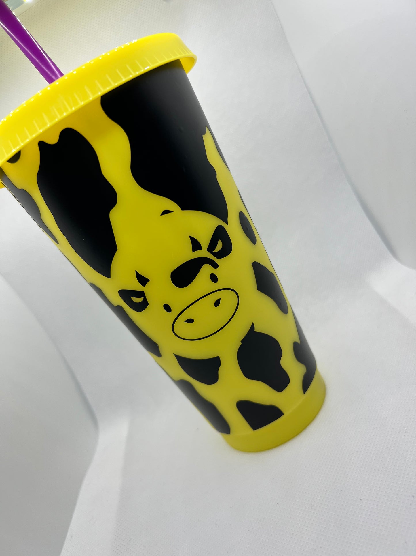 Cow Pattern Cold Cup | Cow | 24oz | Changing Color My Style Shop