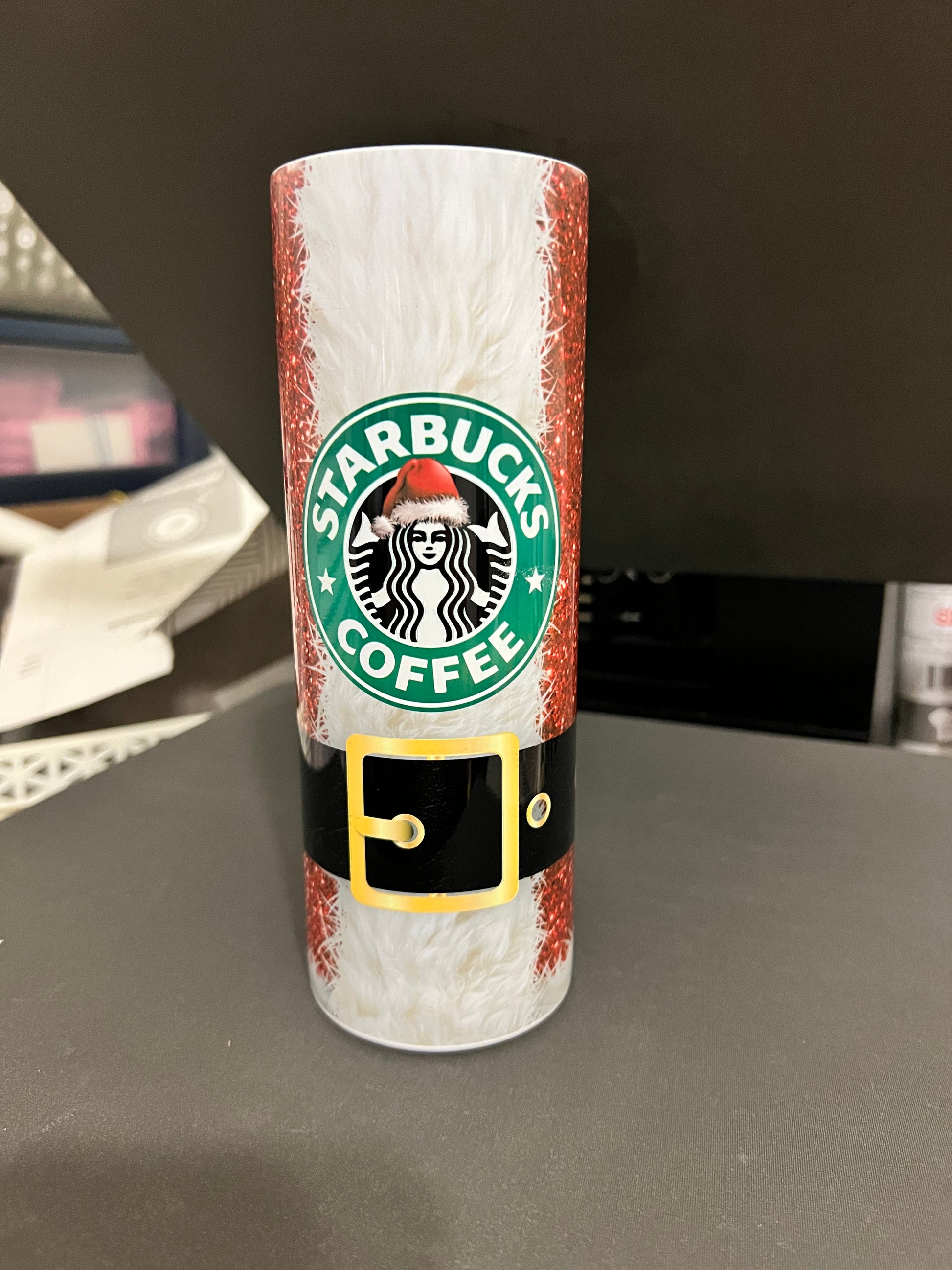 Christmas Starbucks Tumbler | Coffee | Santa Claus | 20oz | Skinny | Pre-Order My Style Shop