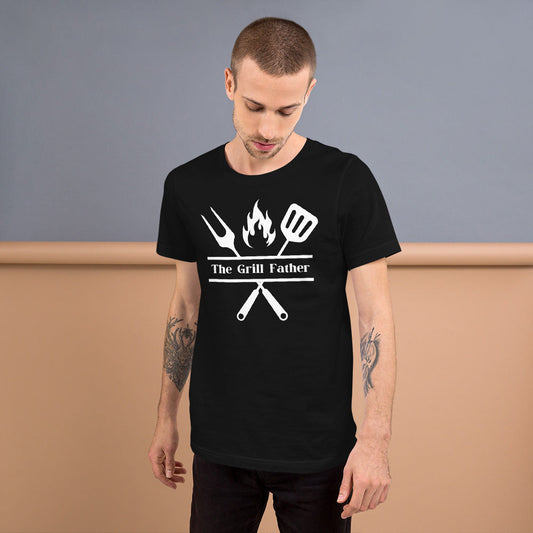 The Grill Father T-shirt | Soft | Dad | BBQ | My Style Shop