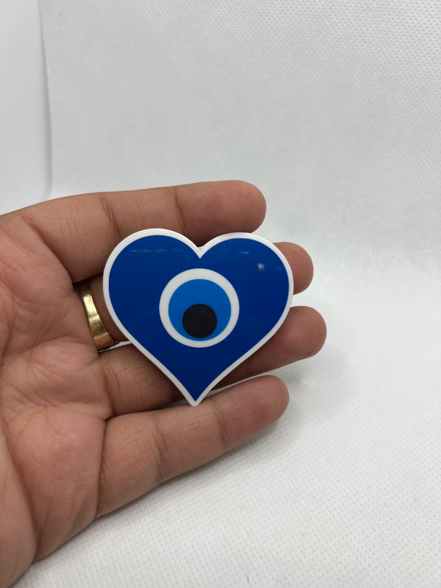 Love Evil Eye | Sticker | Heart | Love | 2in | My Style Shop