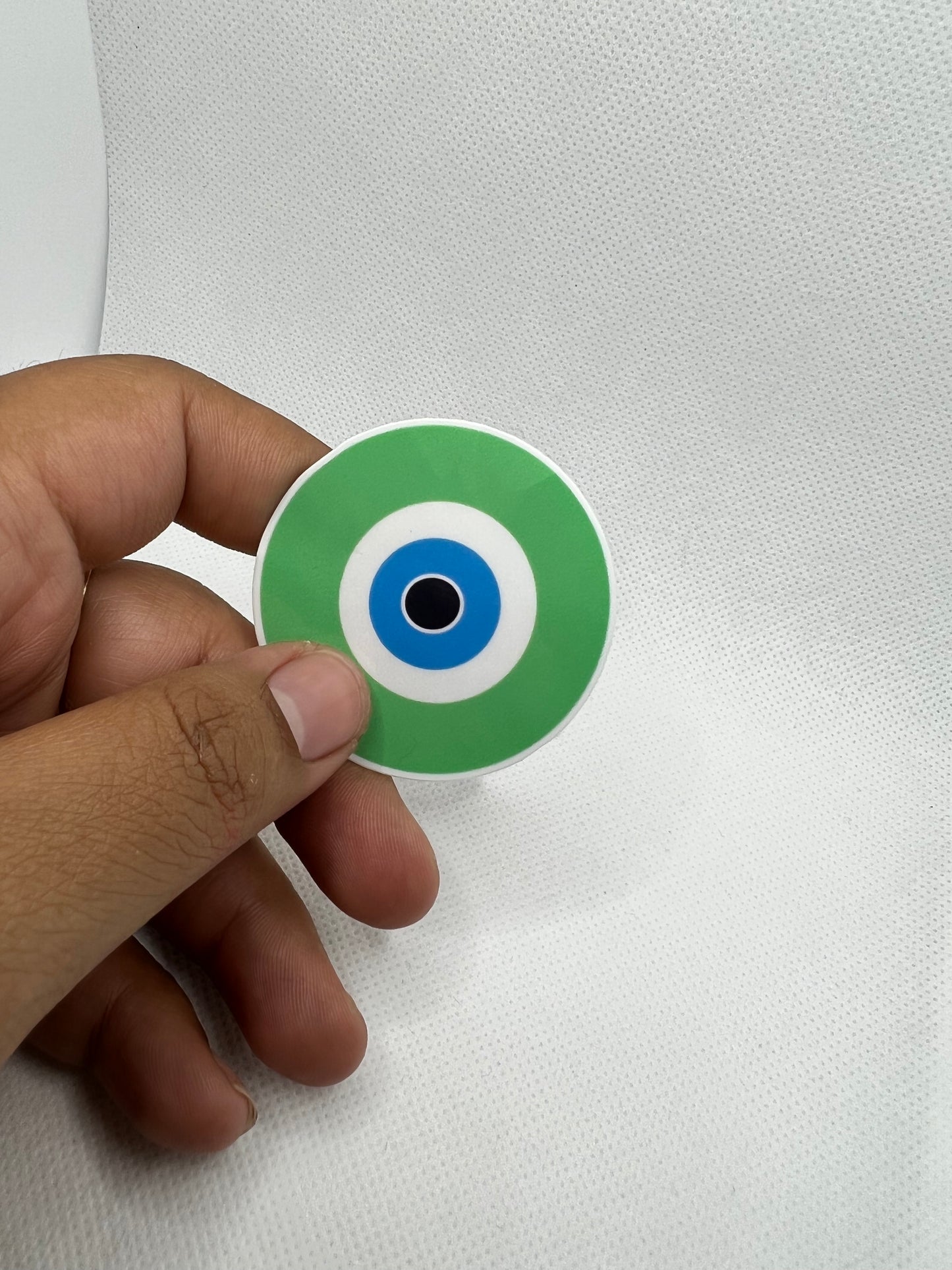 Evil Eye | Circle | Blue | Pink | Purple | Lime Green | Sticker | Water Resistance | My Style Shop