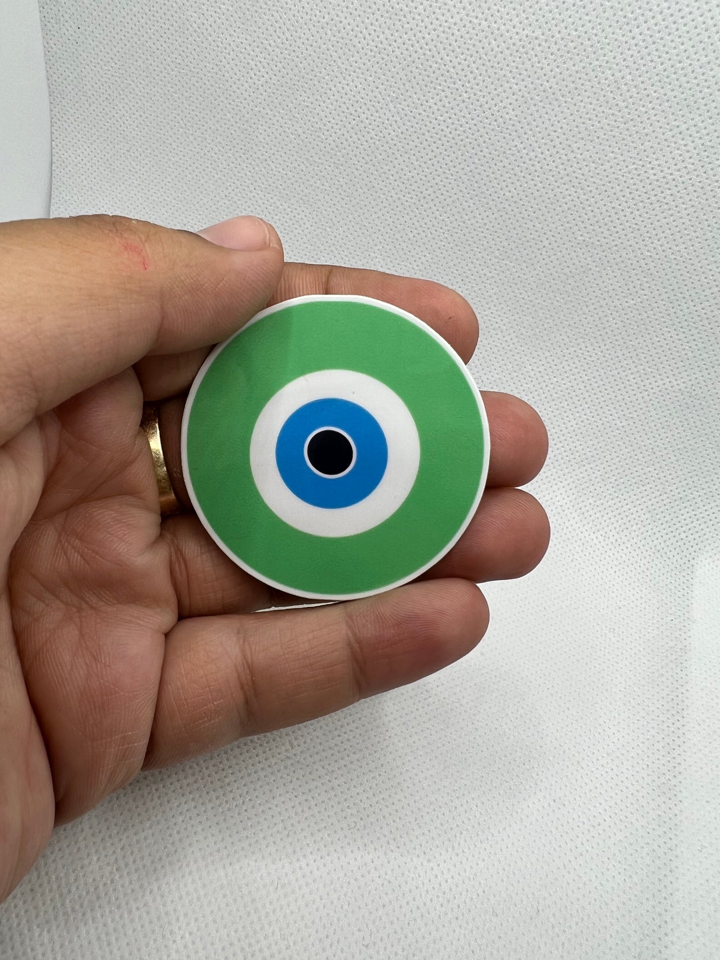 Evil Eye | Circle | Blue | Pink | Purple | Lime Green | Sticker | Water Resistance | My Style Shop