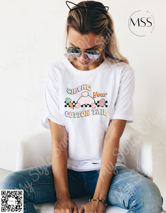 Easter Cotton Tail | Easter Carrot | Retro | Sublimated | Polyester | Cotton Feel | Unisex My Style Shop